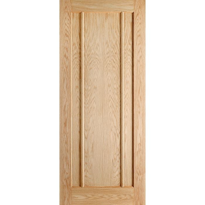 Lincoln Solid Core Internal Door - Unfinished - 3P 1981 x 533mm Oak OLIN21