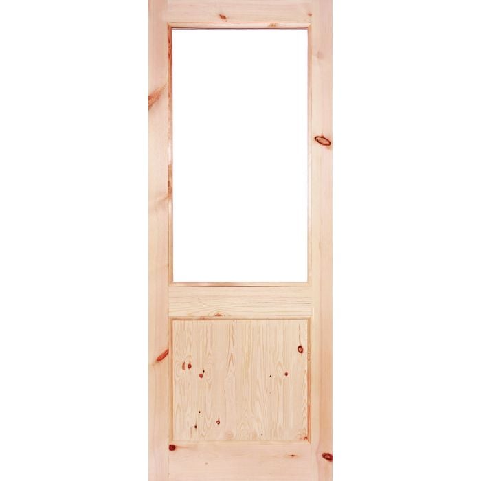 LPD 2XG 1P Unglazed External Door 1981 x 838mm Unfinished Redwood