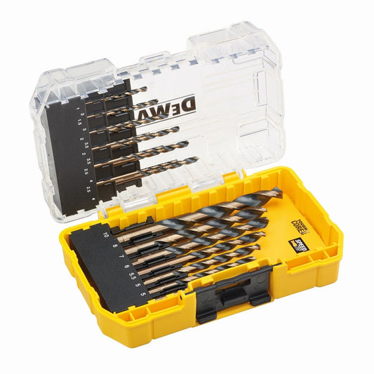 DeWalt 19 Piece HSS Drill Bit Set - Black & Gold