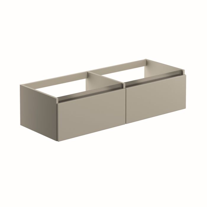Cerne Wall Hung Vanity Unit Run (Basin/Top Not Included) 1200mm - Latte
