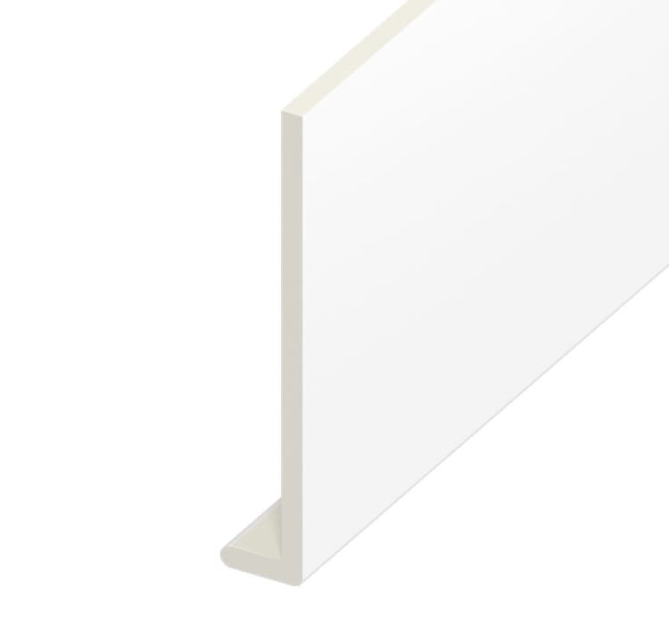 9mm Plain White Capping Board 175mm x 5m – Durable & Sleek Exterior Solution