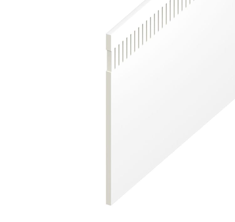 9mm Vented Eurosoffit Board White 300mm x 5m (10mm Airspace) – Ventilated & Durable Roof Solution