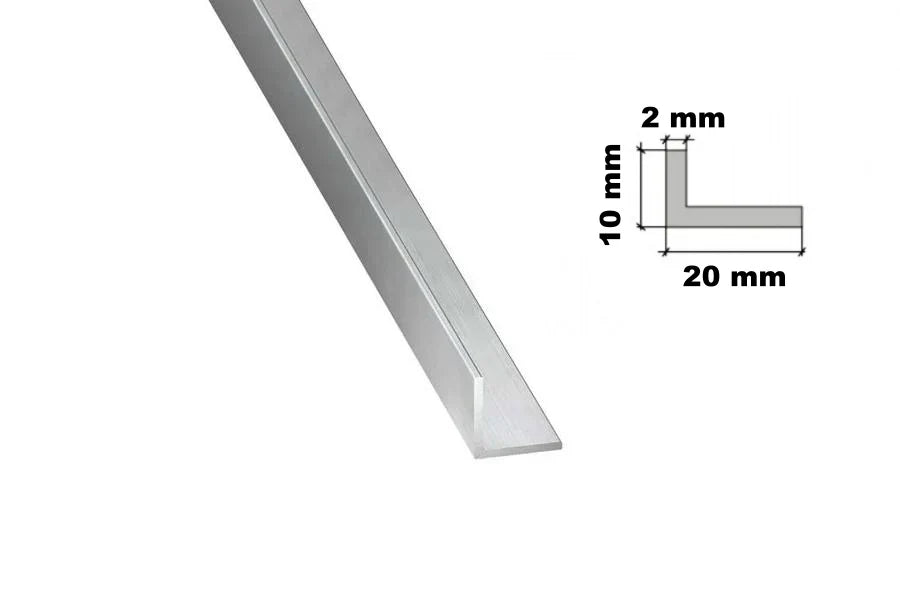 Aluminium Natural Extruded Angle Corner