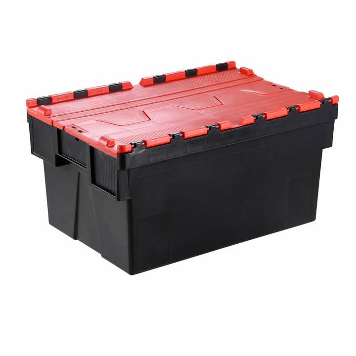 Attached Lid Euro Containers - 56 Litre - Packs of 2