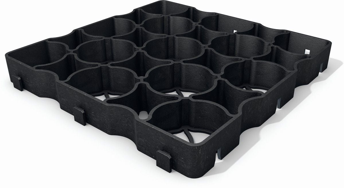 BG Grass/Pave/Gravel Grid 333 x 333 x 40mm - Black