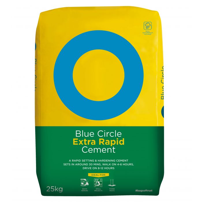 Blue Circle Extra Rapid Cement - 25kg Bag