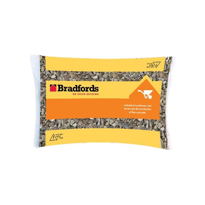 Bradfords 10mm Gold Flint Shingle - Prepacked Bag