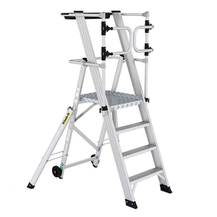 Climb-it Large Platform Folding Steps With Safety Gates