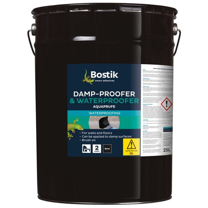 Cementone Aquaprufe Liquid Damp Proof Membrane 25ltr Black