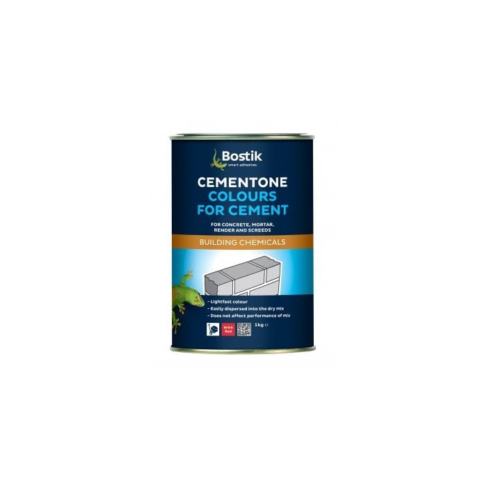 Cementone No1 Powder Cement Colour - 1kg - Brick Red