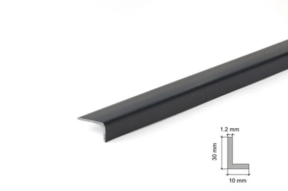 Equal & Unequal RAL 7016 Edge Protector Anthracite PVC Plastic Corner Angle Trim 90°