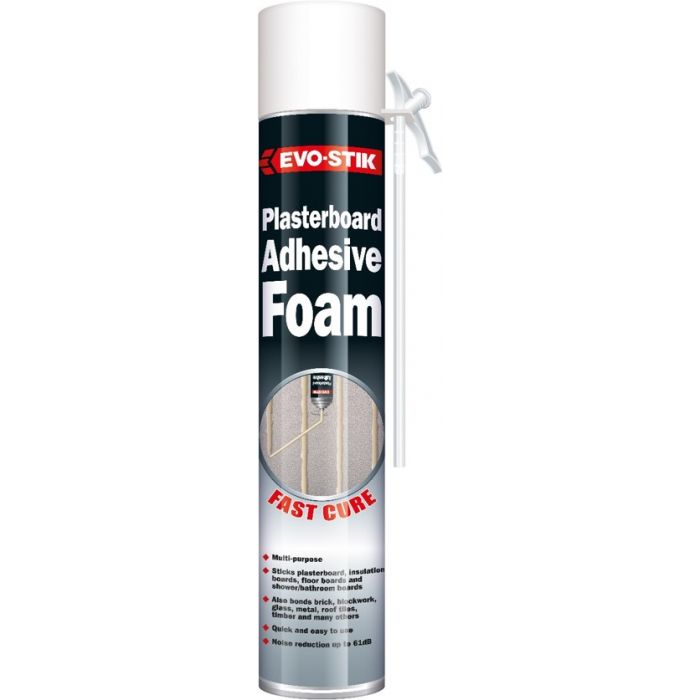 Evo-Stik Plasterboard Adhesive Foam 750ml - Yellow