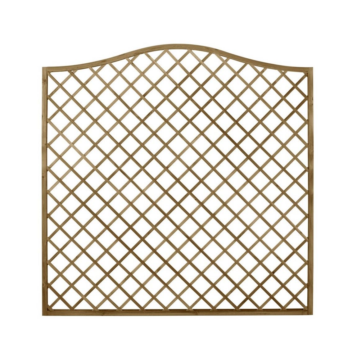 Forest Decorative Europa Hamburg Garden Screen 1.8mtr x 1.8mtr - Treated Timber (Pack of 4)