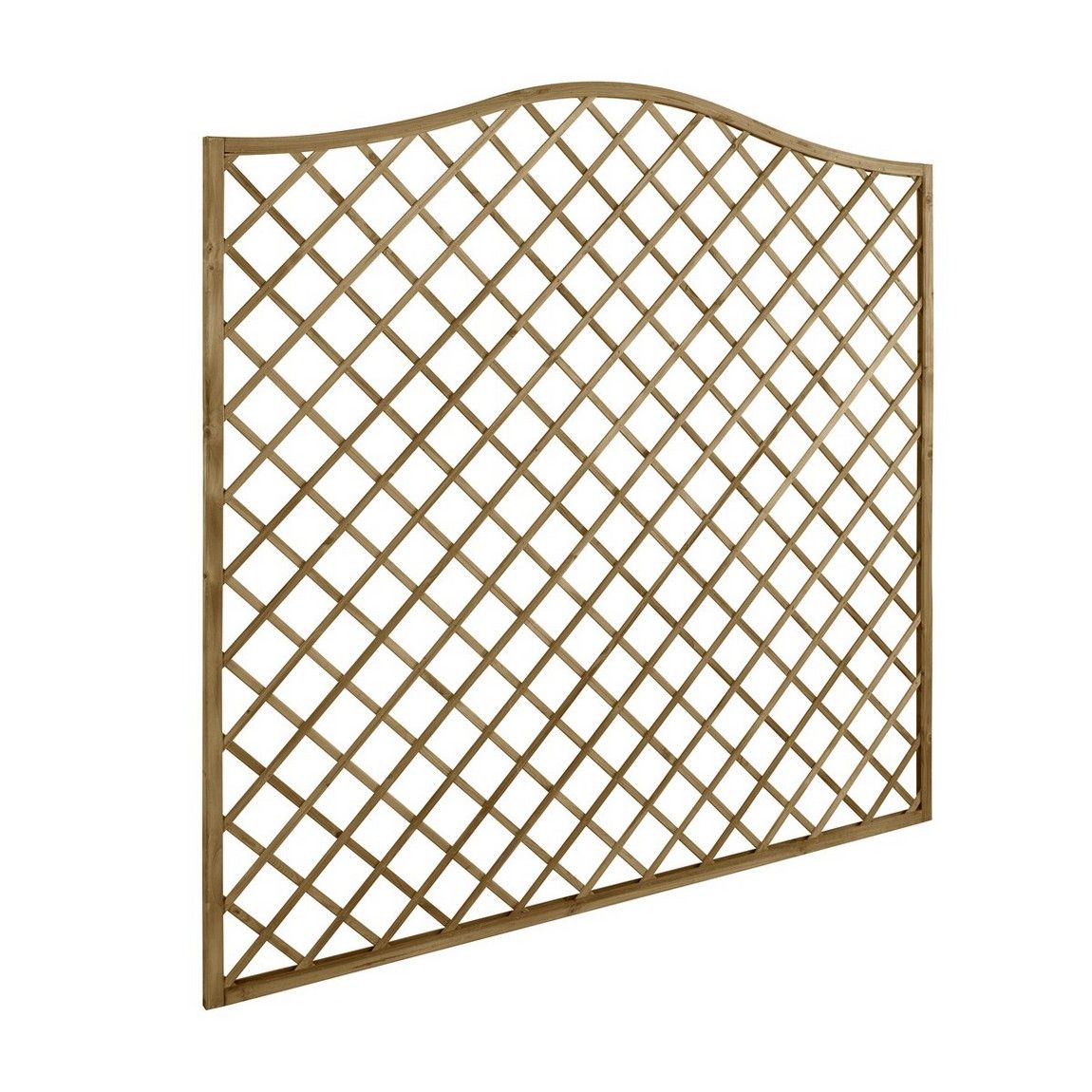 Forest Decorative Europa Hamburg Garden Screen 1.8mtr x 1.8mtr - Treated Timber (Pack of 5)
