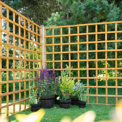 Forest Heavy Duty Trellis 1.83mtr x 1.83mtr - Treated Golden Brown (Pack of 10)