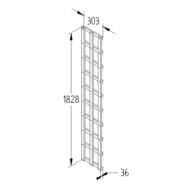 Forest Heavy Duty Trellis 1.83mtr x 300mm - Treated Golden Brown (Pack of 10)