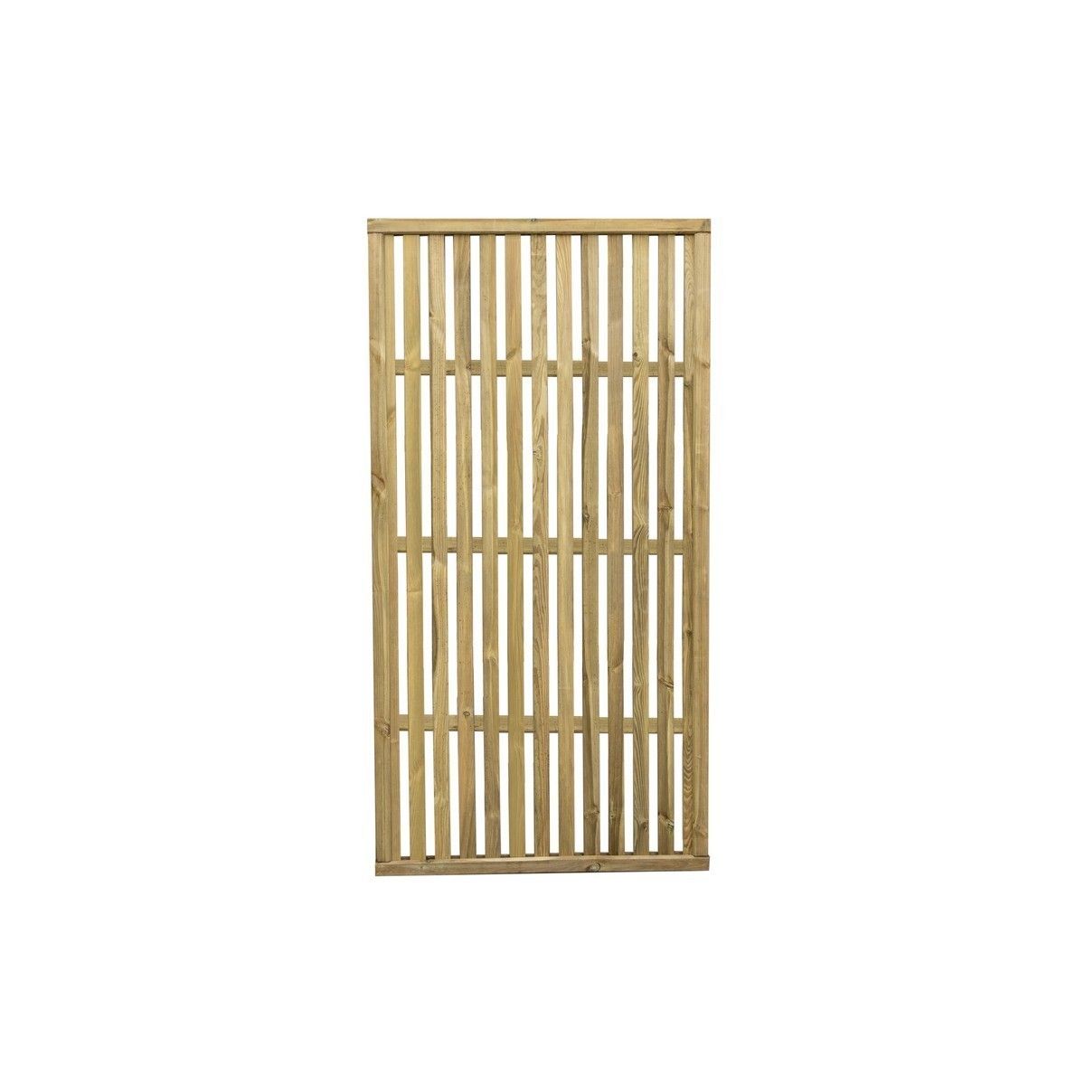 Forest Pressure Treated Vertical Slatted Screen 1.8mtr x 0.9mtr (Pack of 4)
