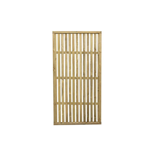 Forest Pressure Treated Vertical Slatted Screen 1.8mtr x 0.9mtr (Pack of 4)