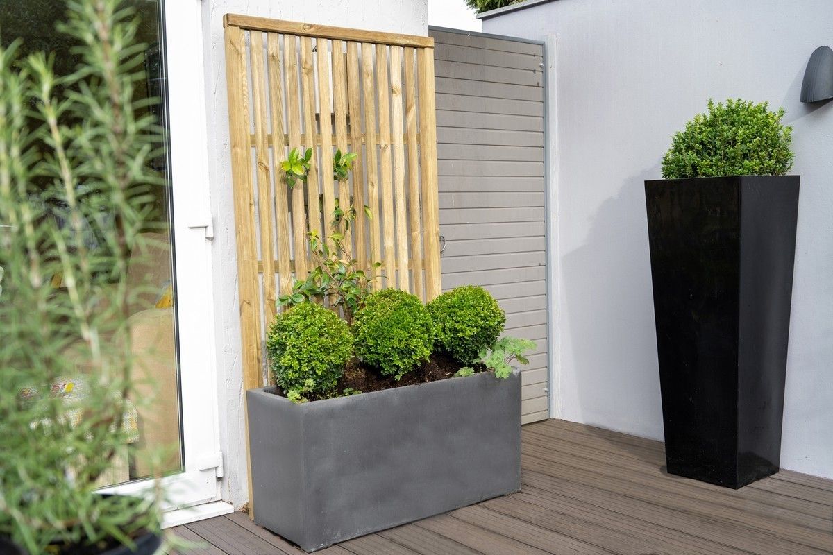 Forest Pressure Treated Vertical Slatted Screen 1.8mtr x 0.9mtr (Pack of 4)