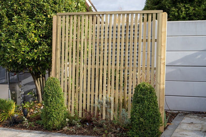 Forest Pressure Treated Vertical Slatted Screen 1.8mtr x 1.8mtr (Pack of 5)