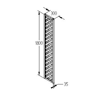 Forest Rosemore Lattice 1.8mtr x 0.3mtr Treated Timber (Pack of 4)