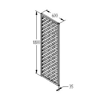 Forest Rosemore Lattice 1.8mtr x 0.6mtr Treated Timber (Pack of 6)