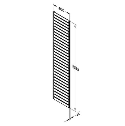 Forest Slatted Trellis 1.8m x 0.3m - Pack of 6