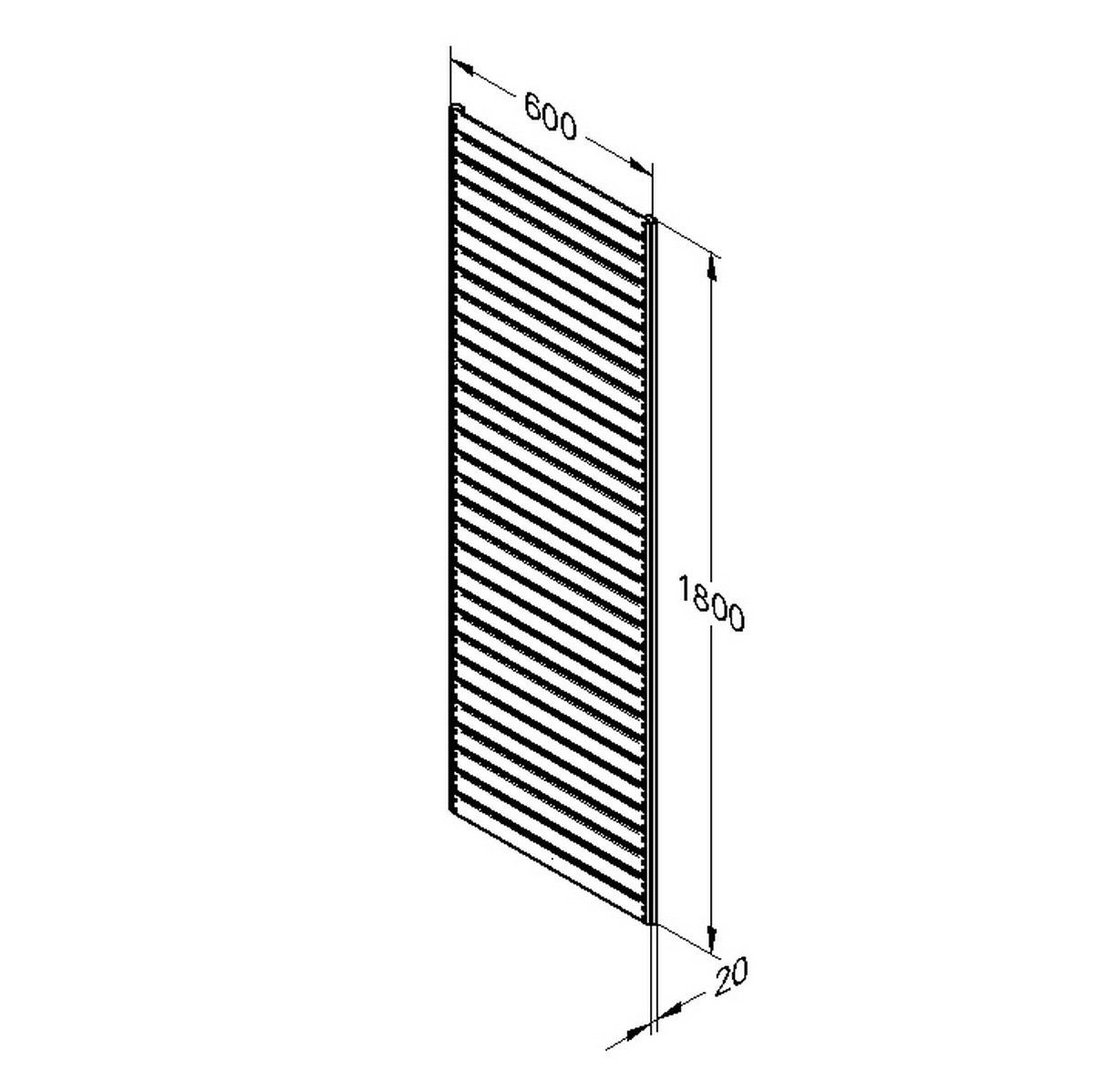 Forest Slatted Trellis 1.8m x 0.6m - Pack of 6
