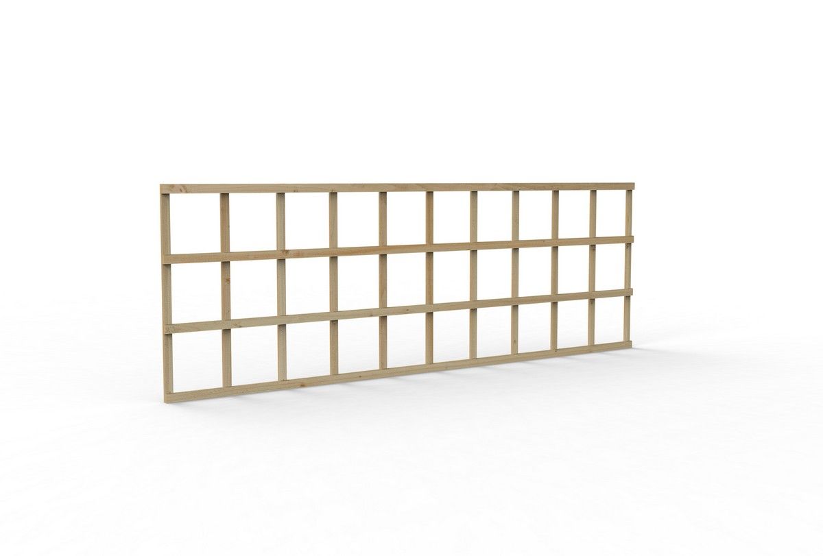 Forest Smooth Planed Trellis 1.8m x 0.6m - Pack of 4