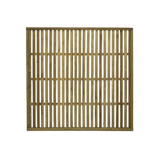 Forest Pressure Treated Vertical Slatted Screen 1.8mtr x 1.8mtr (Pack of 3)