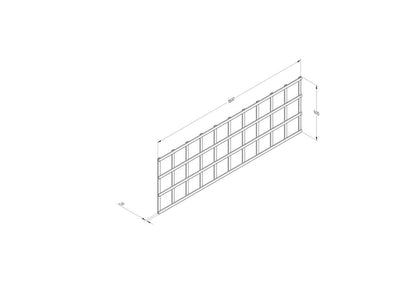 Forest Smooth Planed Trellis 1.8m x 0.6m - Pack of 4