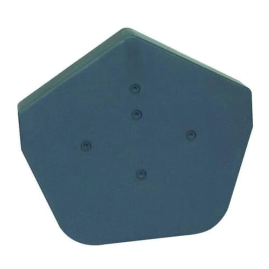 Grey Easy-Trim Angled Ridge End Cap – Professional Roof Finish