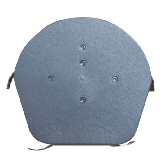 Grey Easy-Trim Easyverge Dry Verge Half Round Ridge End Cap – Secure Roof Finish