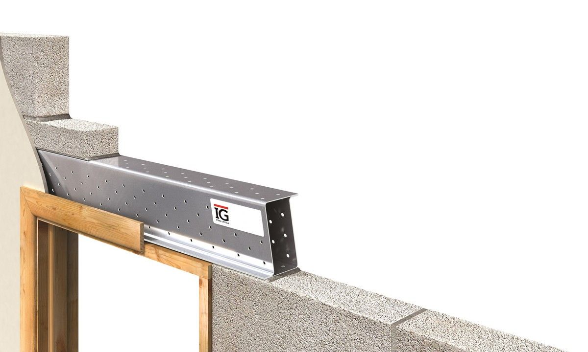 IG BOX 140 Standard Structural Steel Lintel - 900mm