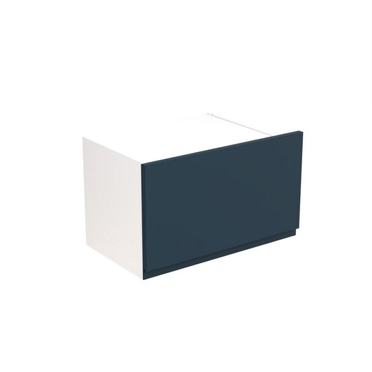KitchenKit Flatpack J-Pull Bridging Wall Cabinet 500mm - Ultra Matt Indigo Blue