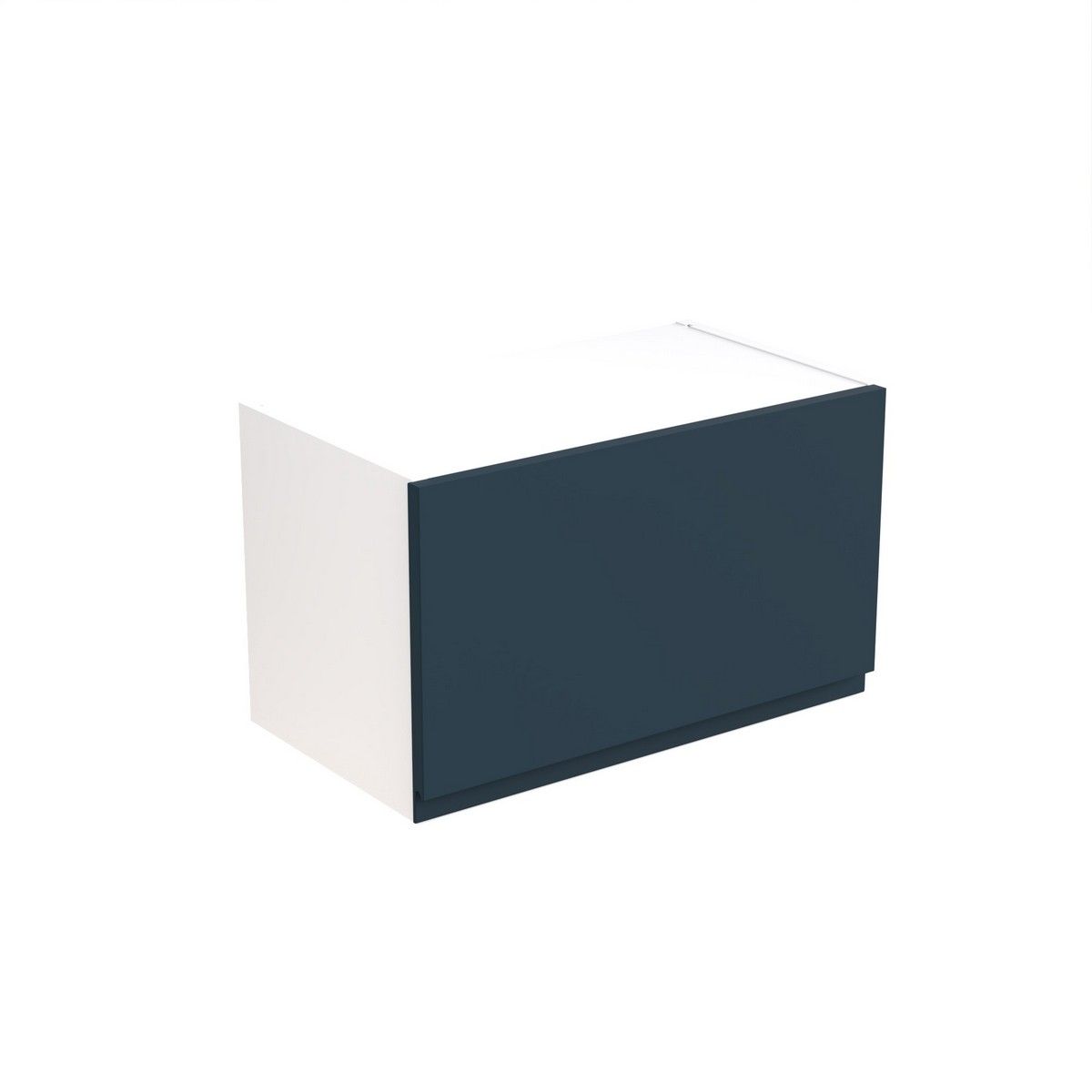 KitchenKit Flatpack J-Pull Bridging Wall Cabinet 600mm - Ultra Matt Indigo Blue