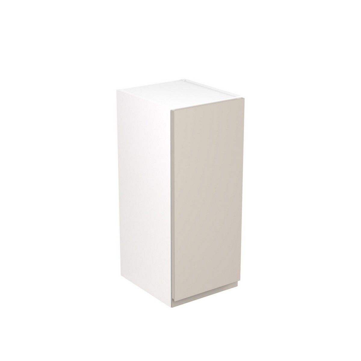 KitchenKit Flatpack J-Pull Wall Cabinet 300mm - Ultra Matt Light Grey