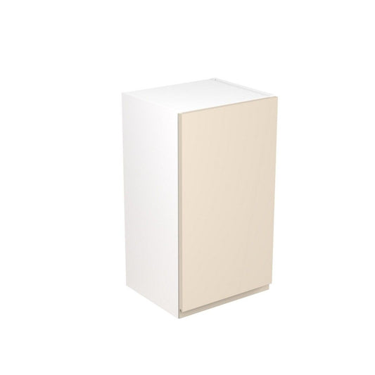 KitchenKit Flatpack J-Pull Wall Cabinet 400mm - Ultra Matt Cashmere