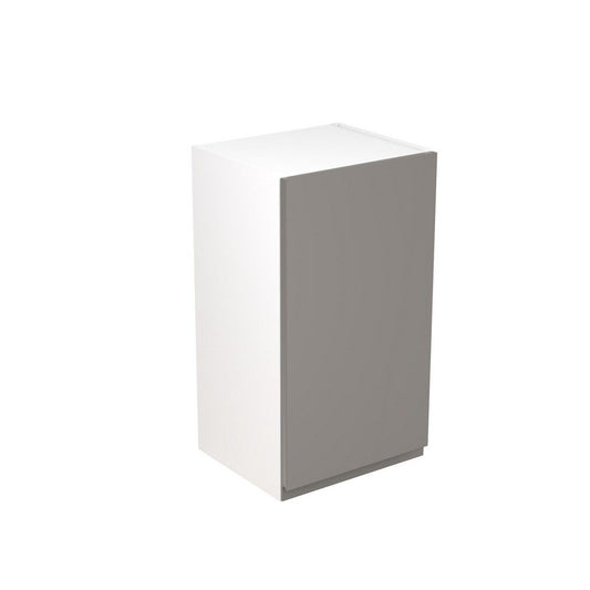 KitchenKit Flatpack J-Pull Wall Cabinet 400mm - Ultra Matt Dust Grey