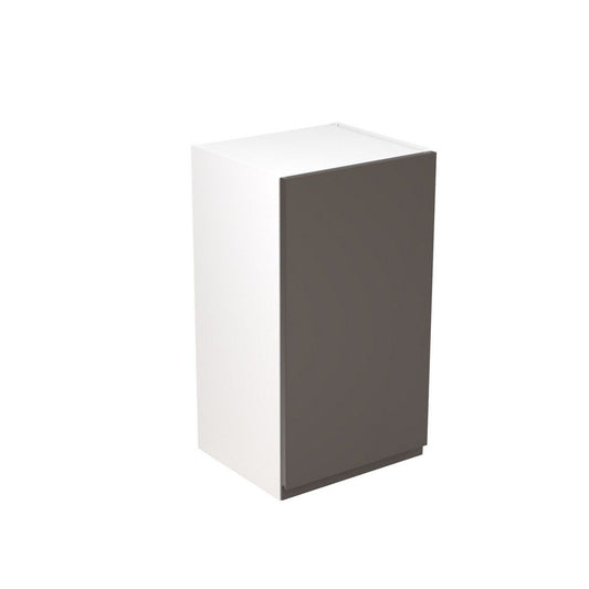 KitchenKit Flatpack J-Pull Wall Cabinet 400mm - Ultra Matt Graphite