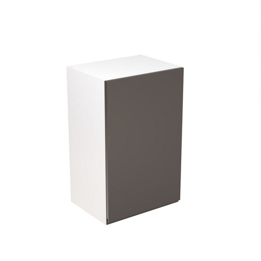 KitchenKit Flatpack J-Pull Wall Cabinet 450mm - Super Gloss Graphite