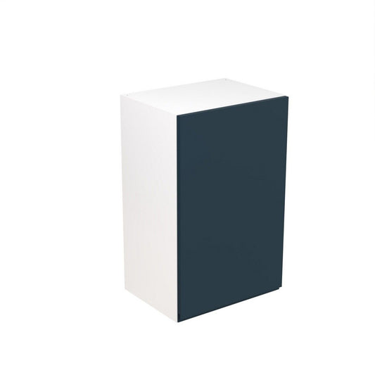 KitchenKit Flatpack J-Pull Wall Cabinet 450mm - Ultra Matt Indigo Blue
