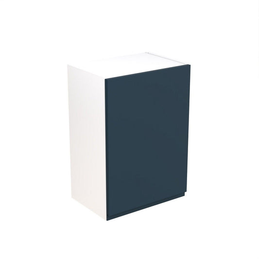 KitchenKit Flatpack J-Pull Wall Cabinet 500mm - Ultra Matt Indigo Blue