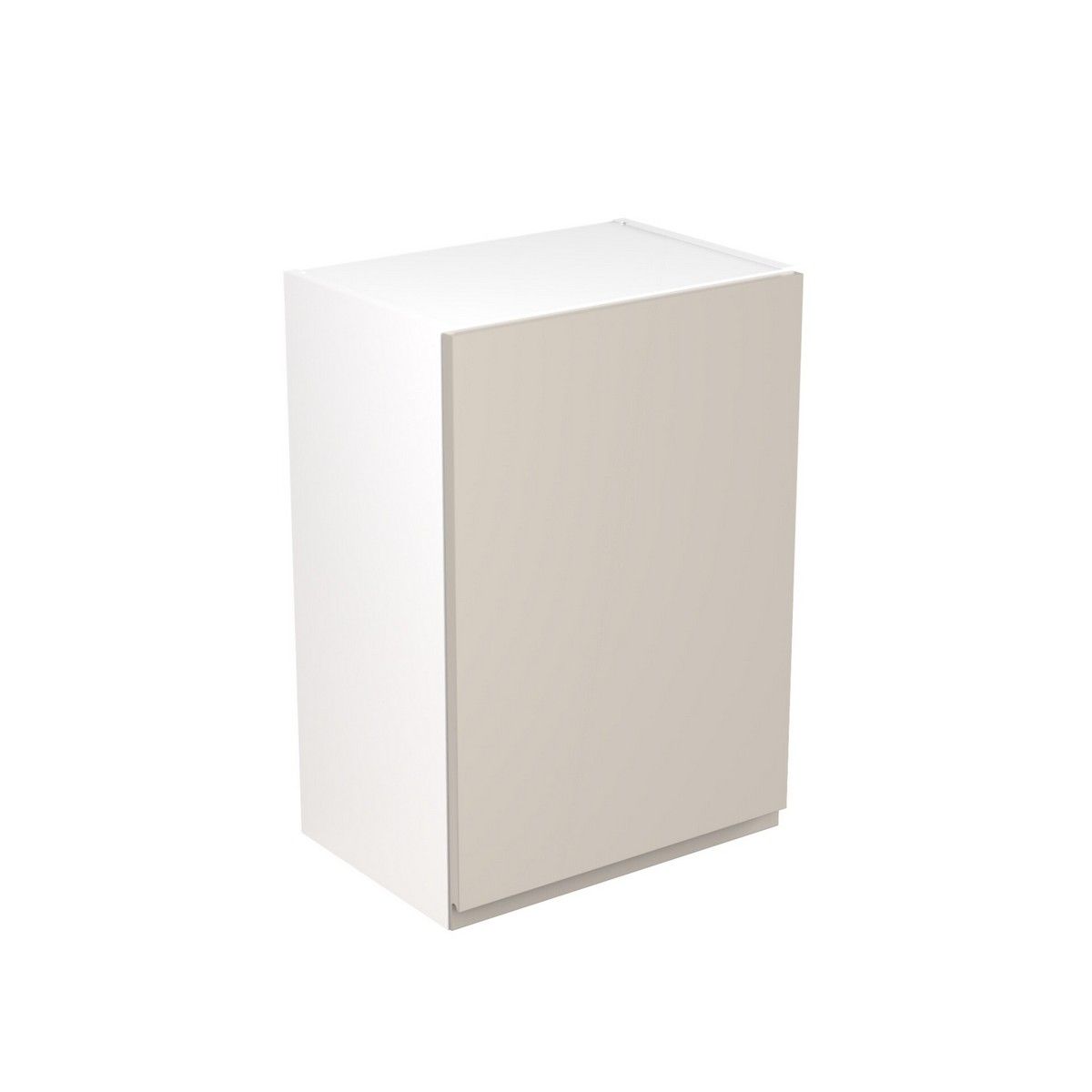 KitchenKit Flatpack J-Pull Wall Cabinet 500mm - Ultra Matt Light Grey