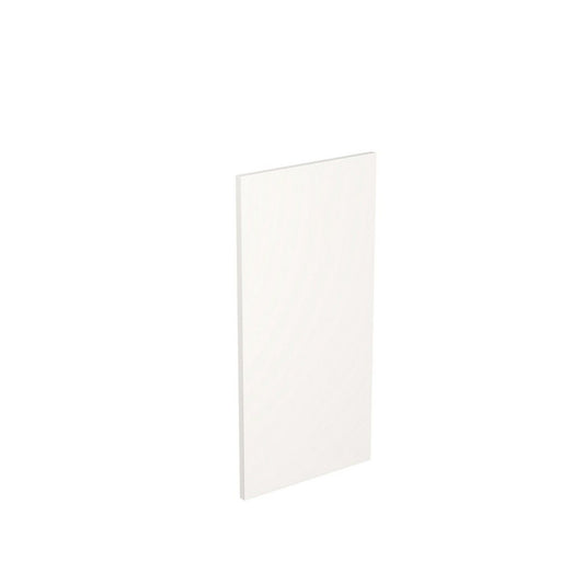 KitchenKit Flatpack J-Pull Wall End Panel 800mm - Ultra Matt White