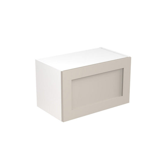 KitchenKit Flatpack Shaker Bridging Wall Cabinet 600mm - Ultra Matt Light Grey
