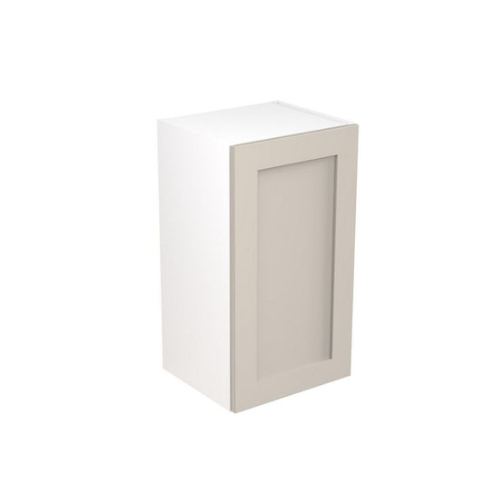 KitchenKit Flatpack Shaker Wall Cabinet 400mm - Ultra Matt Light Grey