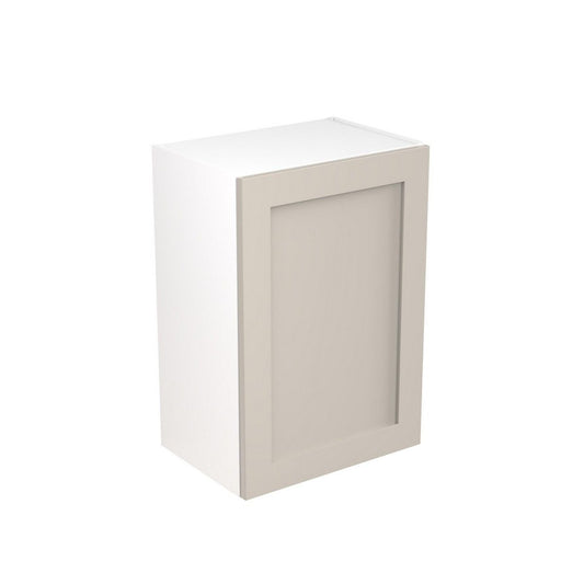 KitchenKit Flatpack Shaker Wall Cabinet 500mm - Ultra Matt Light Grey