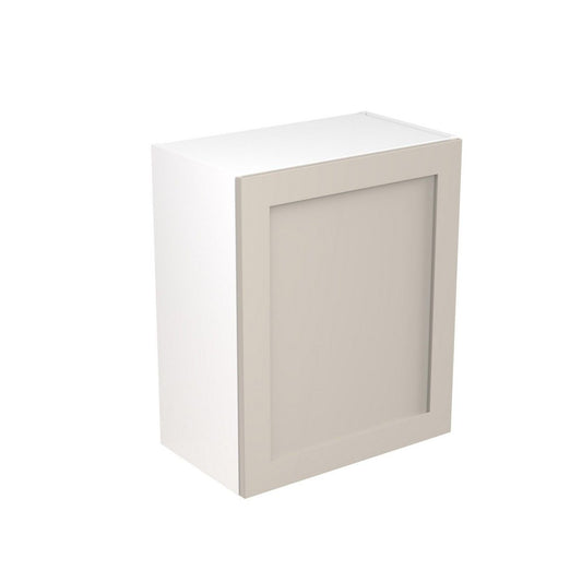 KitchenKit Flatpack Shaker Wall Cabinet 600mm - Ultra Matt Light Grey