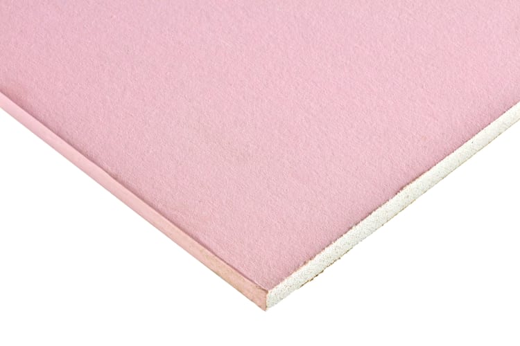 Knauf 12.5mm Fire Panel Plasterboard 2400mm x 1200mm – Fire-Resistant Gypsum Sheet, Ivory Finish